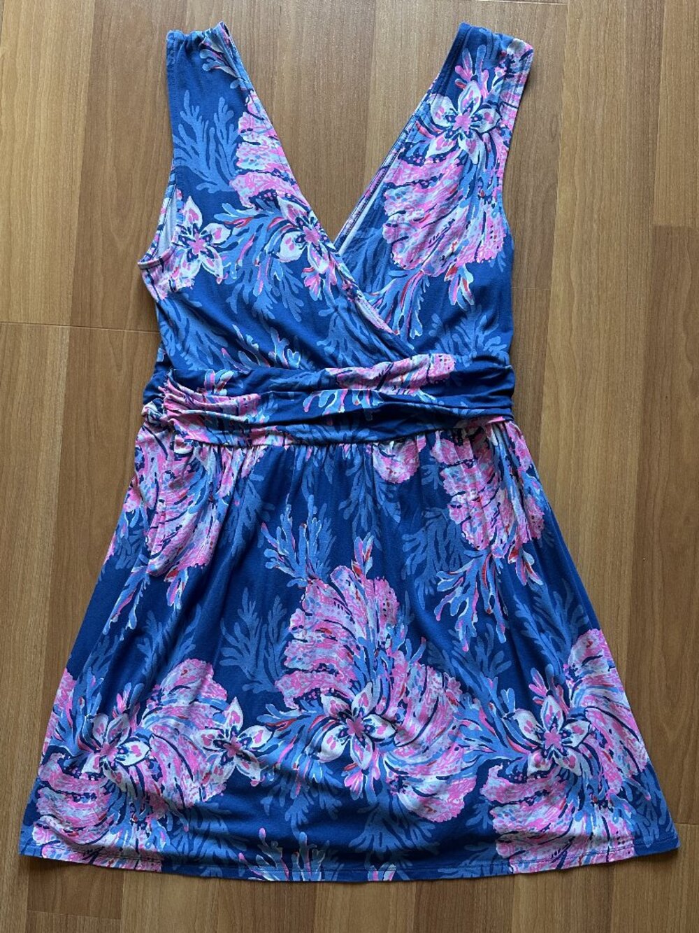 Lilly Pulitzer Clara Sleeveless Romper in Multi For The Fans – Size L